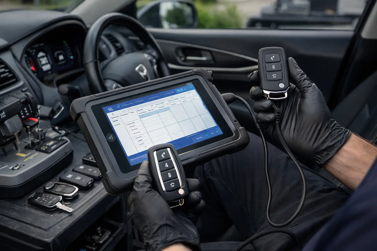 Key fob replacement and programming for modern vehicles