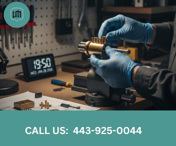 Rekey locks service performed by Catonsville locksmith