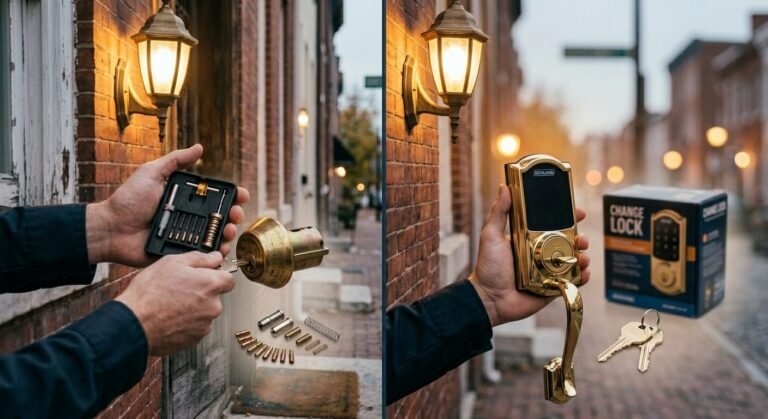 Read more about the article Rekey vs Change Locks Maryland | Locksmith Guide